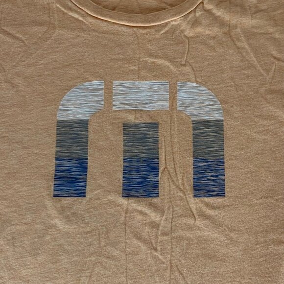 Travis Mathew Golf Orange Short Sleeve Crewneck Shirt Mens Large - Picture 2 of 4